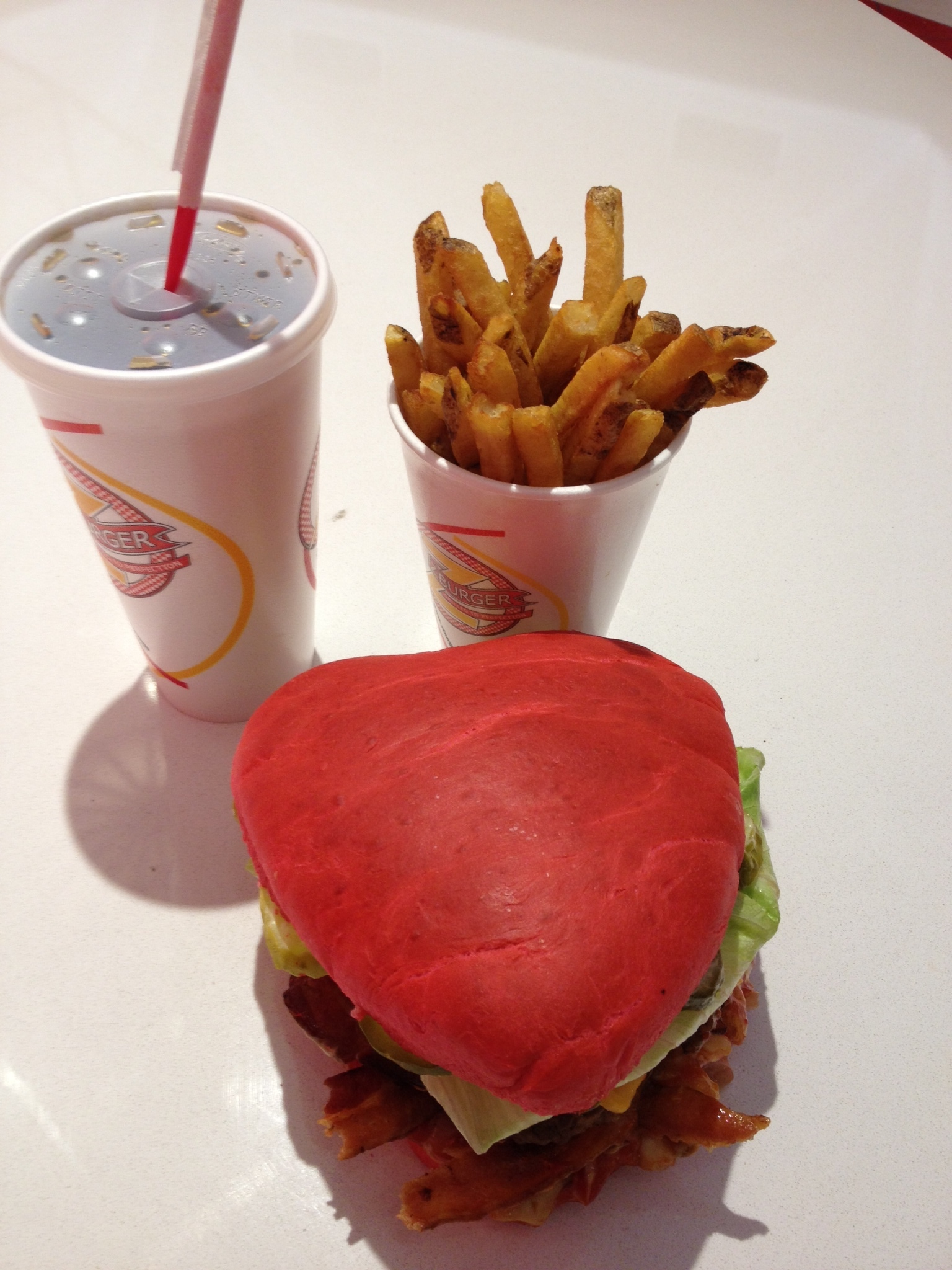 Buy 1 Get 1 Free Heart Shaped Burg At Z Burger On Valentine s Day