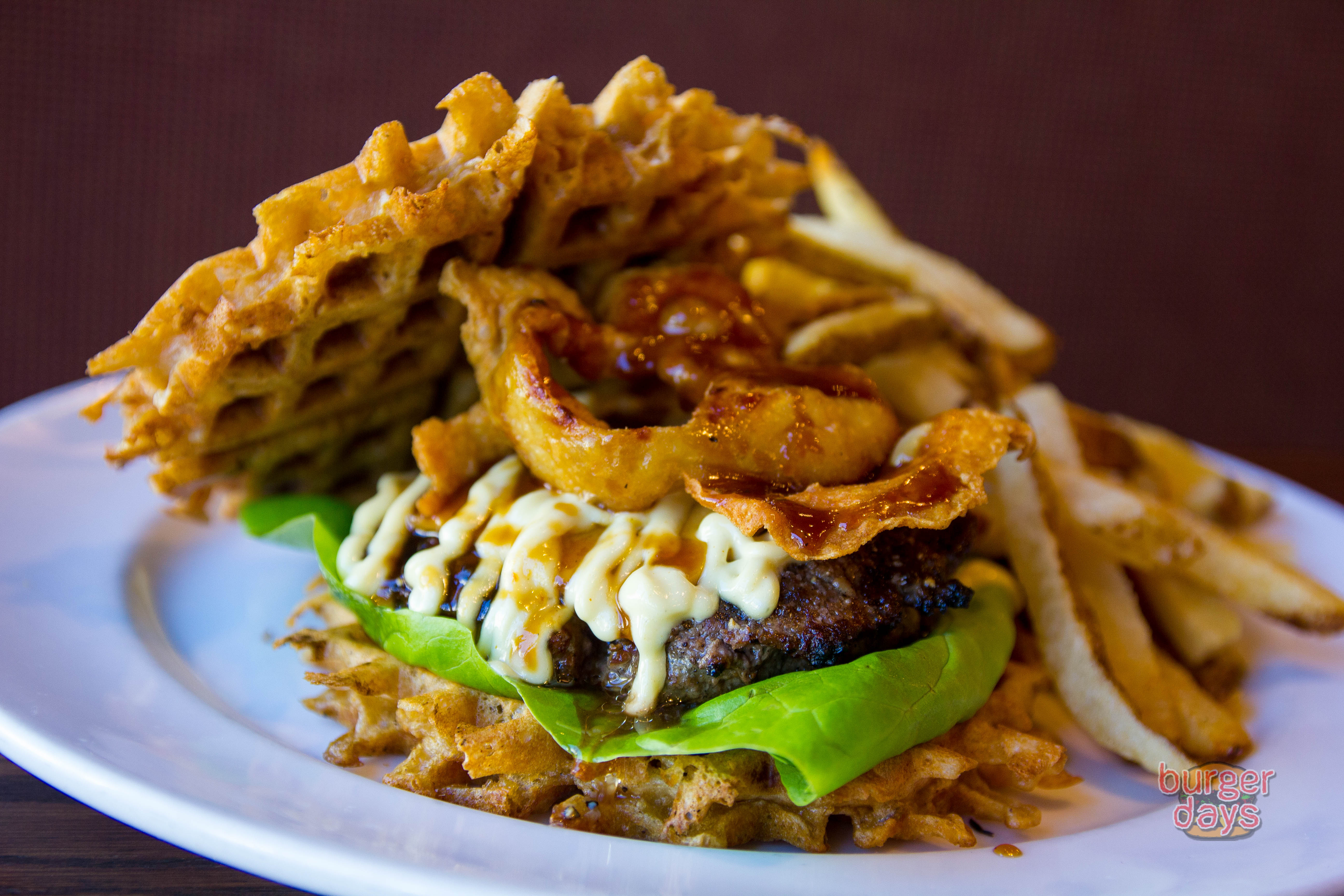 Mad Fox & Burger Days Collaborate on Chicken & Waffle Burger for F.C