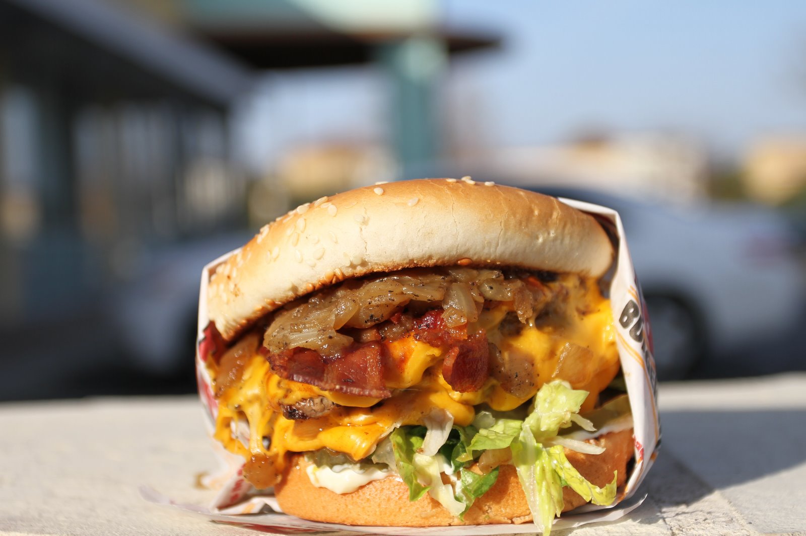 Double BBQ Bacon Charburger The Habit Burger Grill Elk Grove, CA