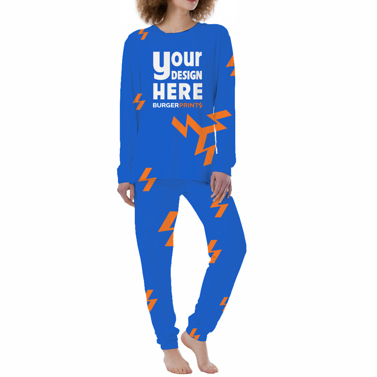 AOP Unisex Pajamas (CN) BurgerPrints