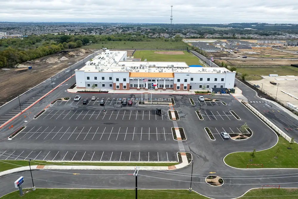 Legacy Traditional School Alamo Ranch Burke Construction Group