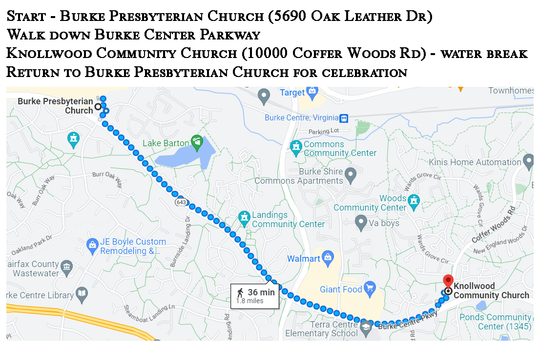 Burke/Fairfax CROP Hunger Walk