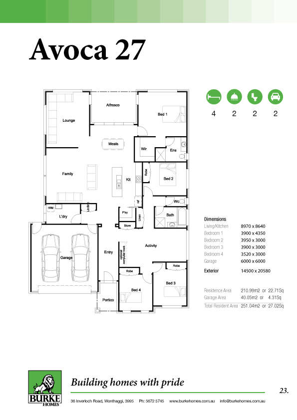 Avoca 27 Burke Homes