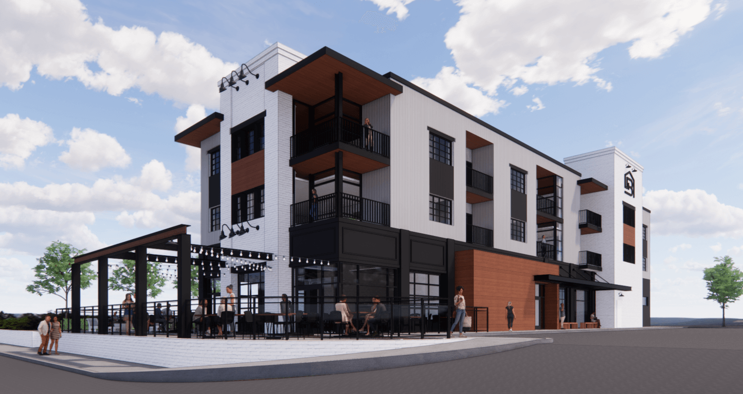 New Craft Brewery + Luxury Lofts New Freedom Burkentine Builders