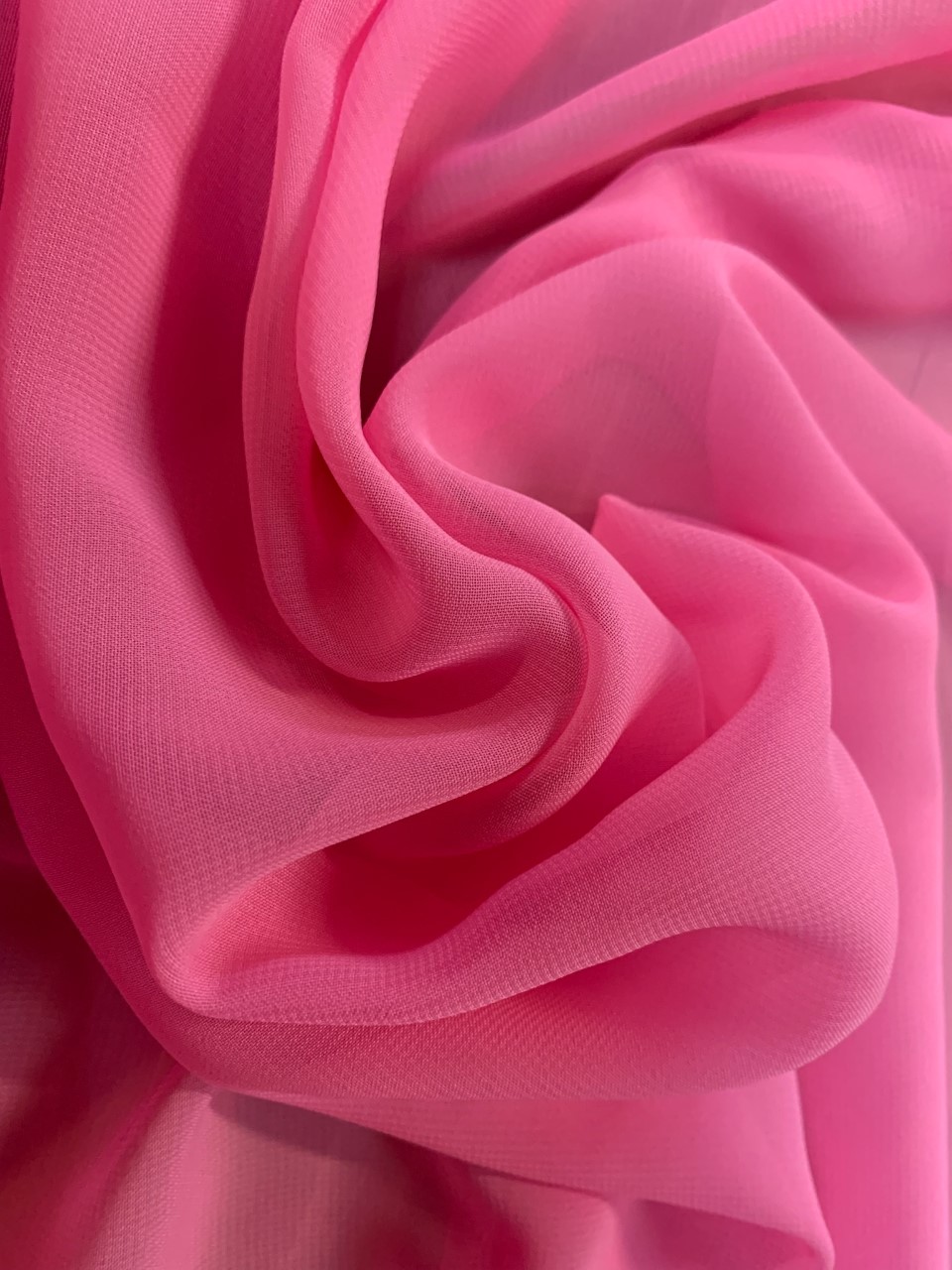 58 Bubblegum Chiffon Fabric By The Yard Polyester [CHIFFONBUBBLEGUM
