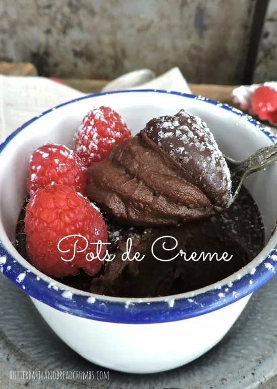 Pots de Creme Chocolate Dessert Recipe Burlap Kitchen