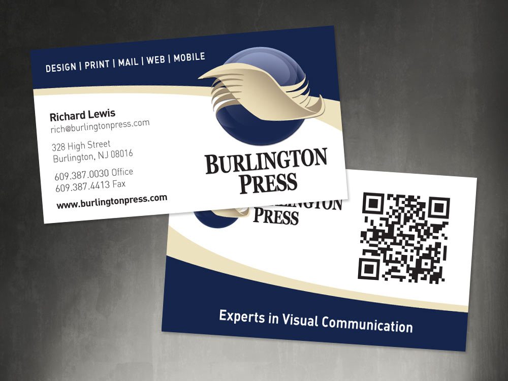 Business Cards Burlington Press