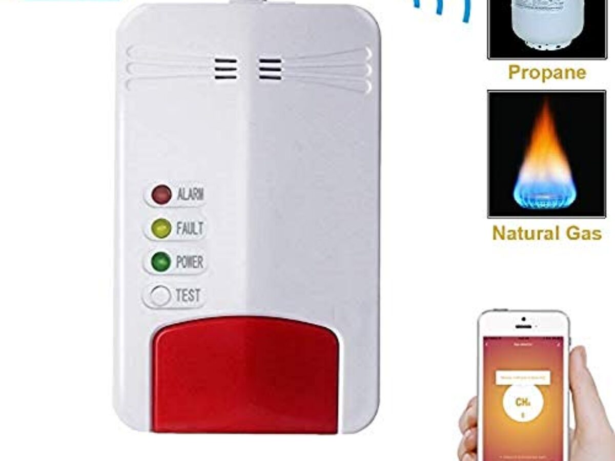 Modun Gas Detector,Lpg Natural Gas Coal Gas Leak Detector,Plugin Sensor Gas Monitor (white) Buy