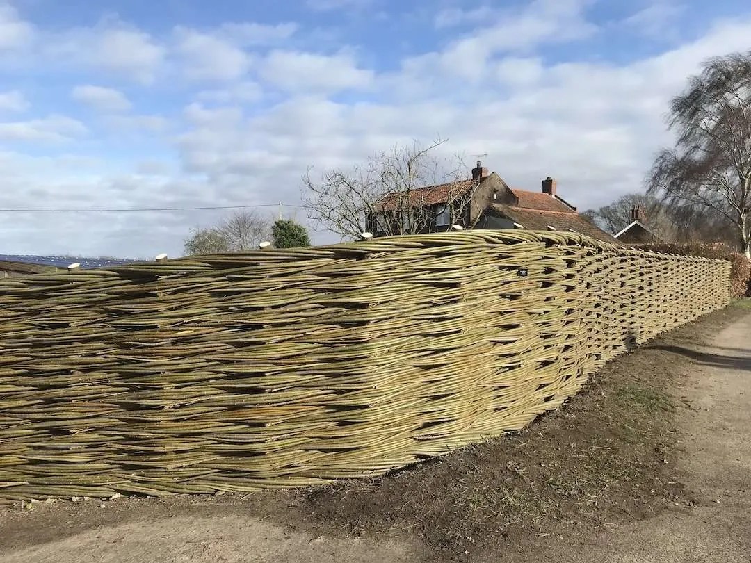 Burnham Willow specialists in woven willow fencing