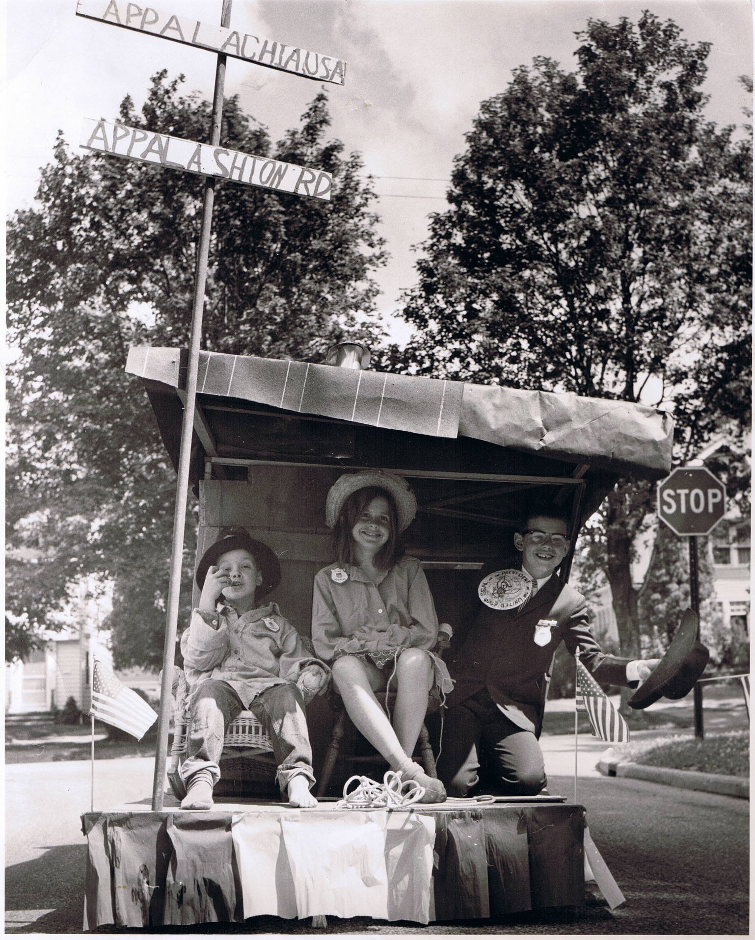 The Ashton Road Parade Burning River