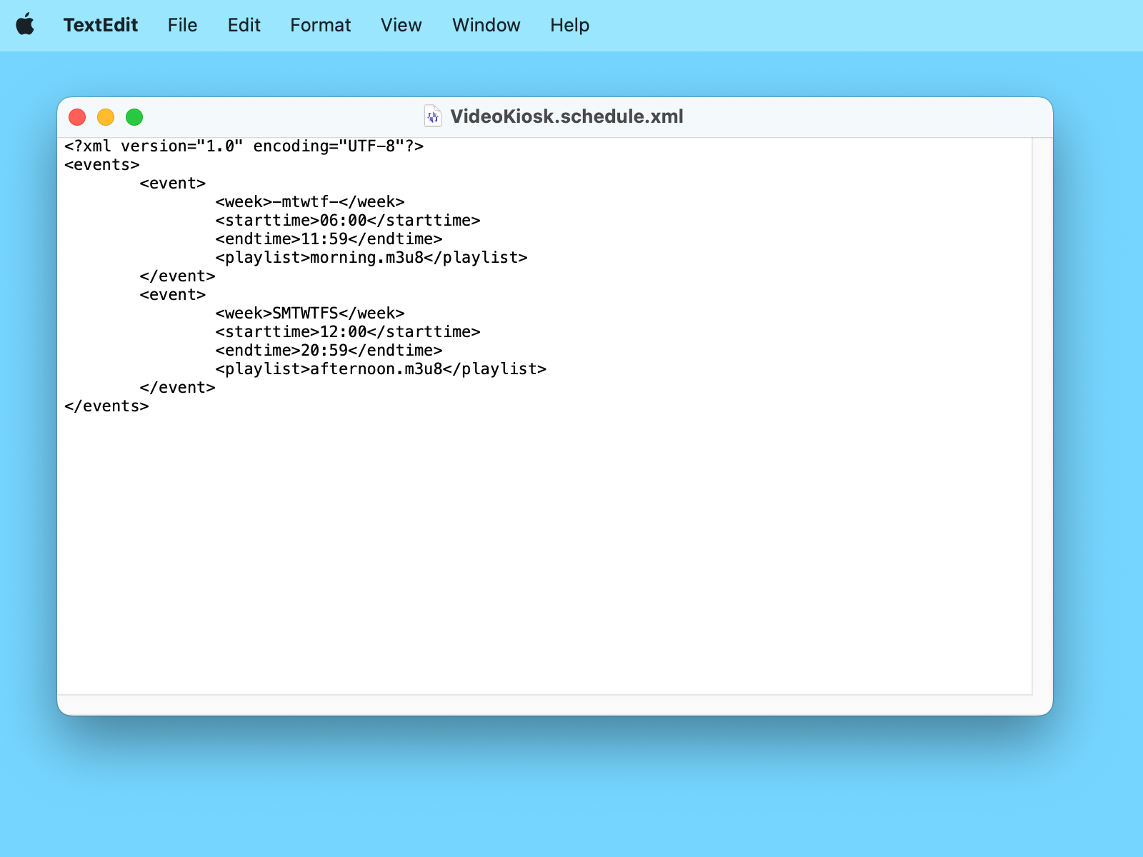 How to create an XML file Mac and Windows Burningthumb Studios