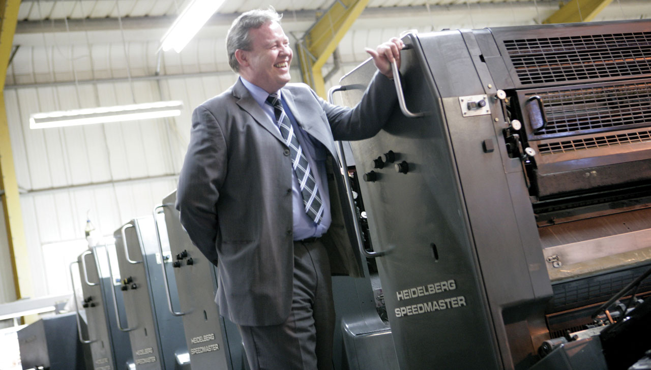 Peter Scott Printers celebrates 55 years in business Burnley