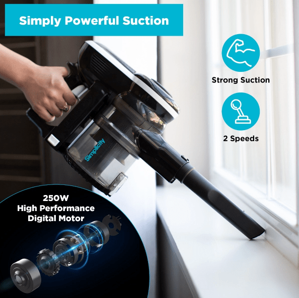Simplicity S65P Premium Cordless Stick Vacuum Burnsville Vacuum