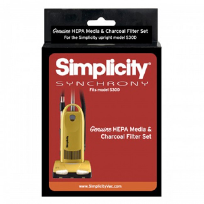 Simplicity Synchrony Deluxe S30D Vacuum HEPA Filter Set Burnsville Vacuum