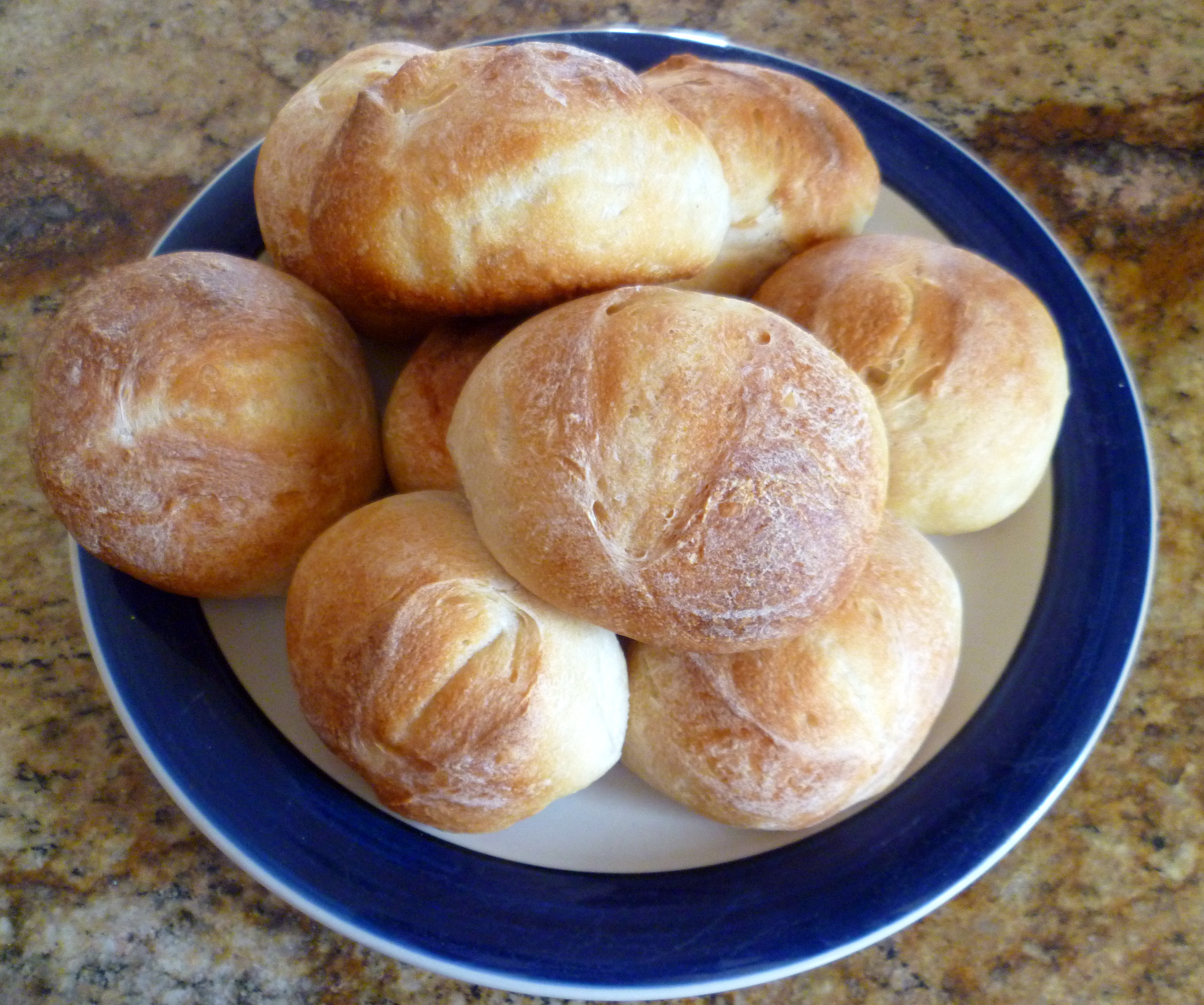 Crusty Hard Rolls Burnt Apple