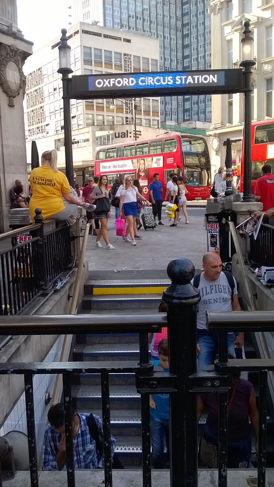 OXFORD CIRCUS STATION Burn The Water
