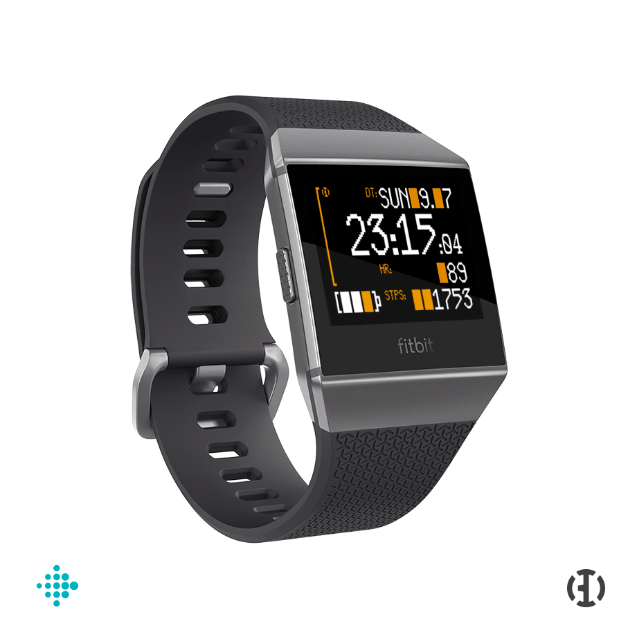 Fitbit Ionic & Versa Watchfaces Büro Destruct