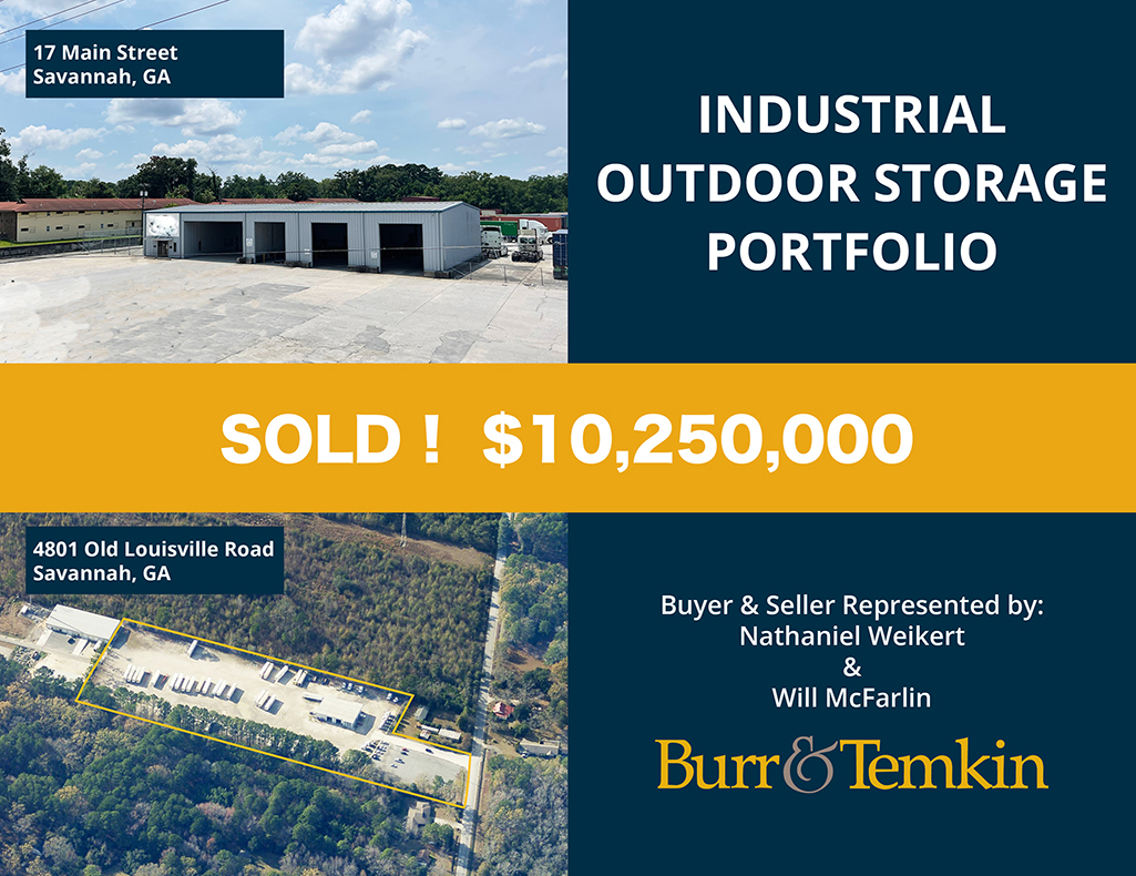 OffMarket Industrial Outdoor Storage Portfolio Sale Burr & Temkin