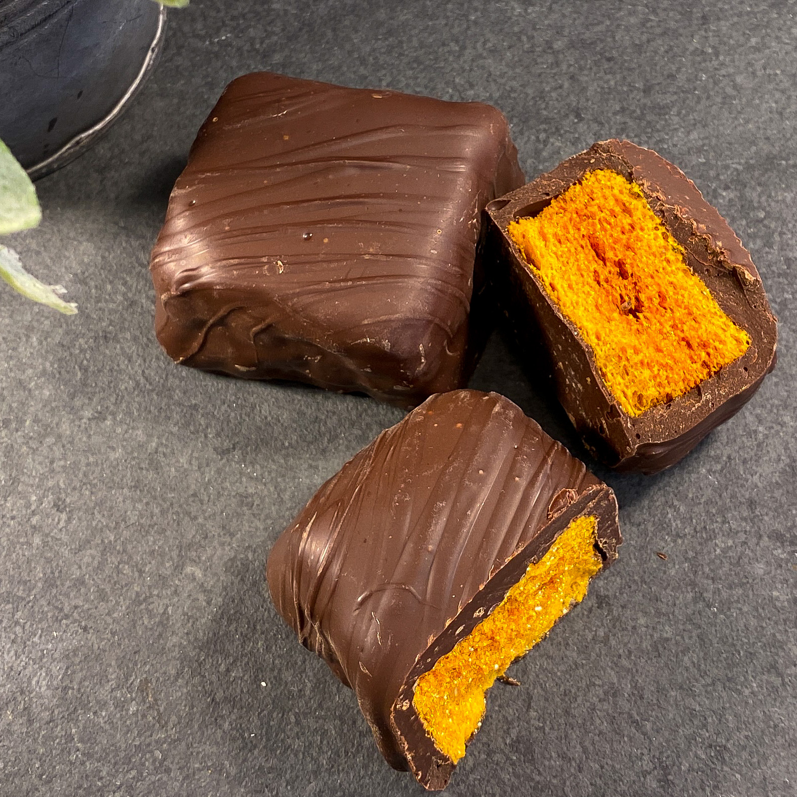 Handmade Crispy Brownsugary Seafoam Burst's Gourmet Chocolates of Corvallis, Oregon