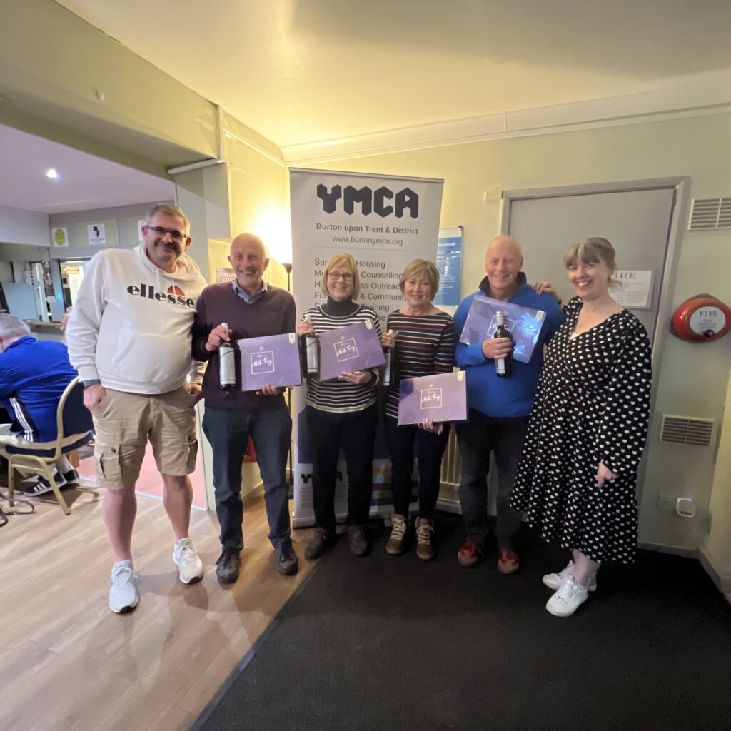 Quiz night raises £345! Burton YMCA