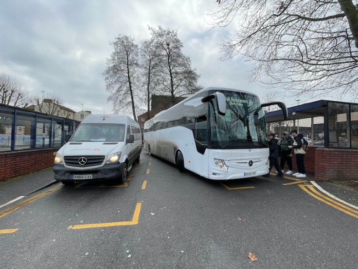 Riding the Marston Vale line on a replacement bus BusAndTrainUser