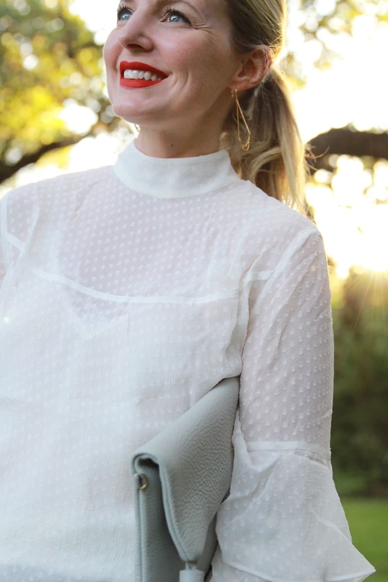 Sheer Blouse What to Wear Under a Sheer Blouse