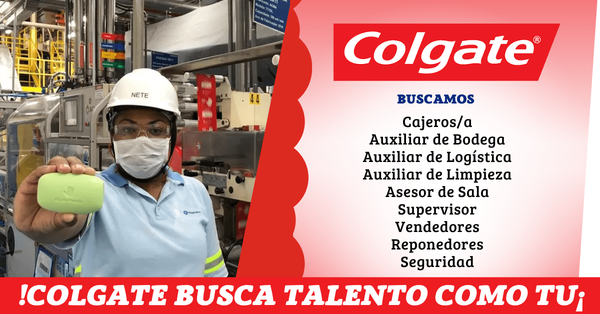 COLGATE OPORTUNIDAD DE TRABAJO Busca Trabajos En Linea