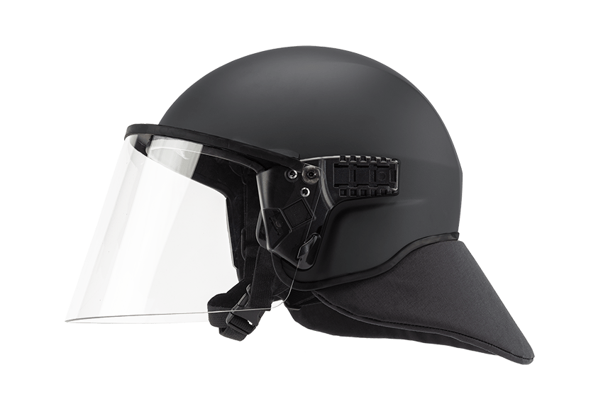 Riot helmet AMR1 E Tech Specs Busch PROtective
