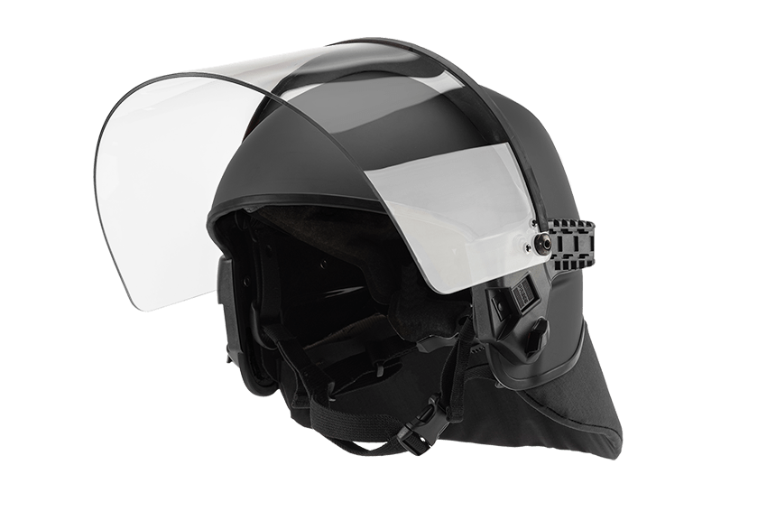 Riot helmet for highrisk operations AMR1 E+ Busch PROtective