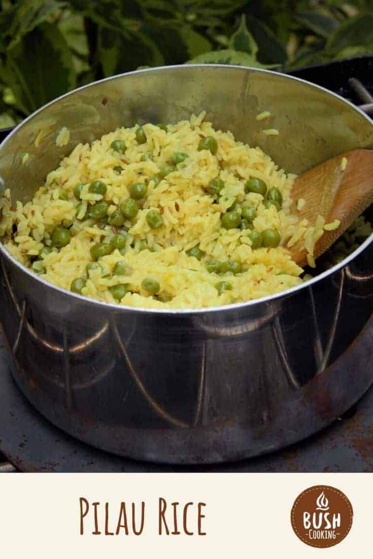 Pilau Rice Bush Cooking