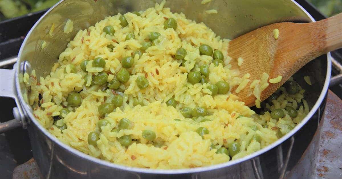 Pilau Rice Bush Cooking