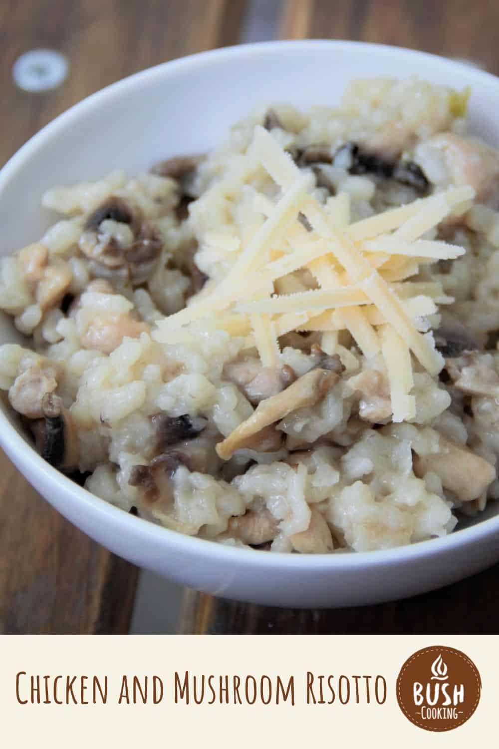 Chicken and Mushroom Risotto Bush Cooking