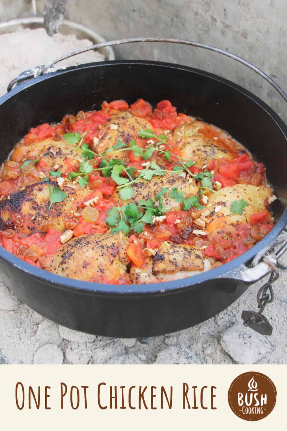 One Pot Chicken Rice Bush Cooking