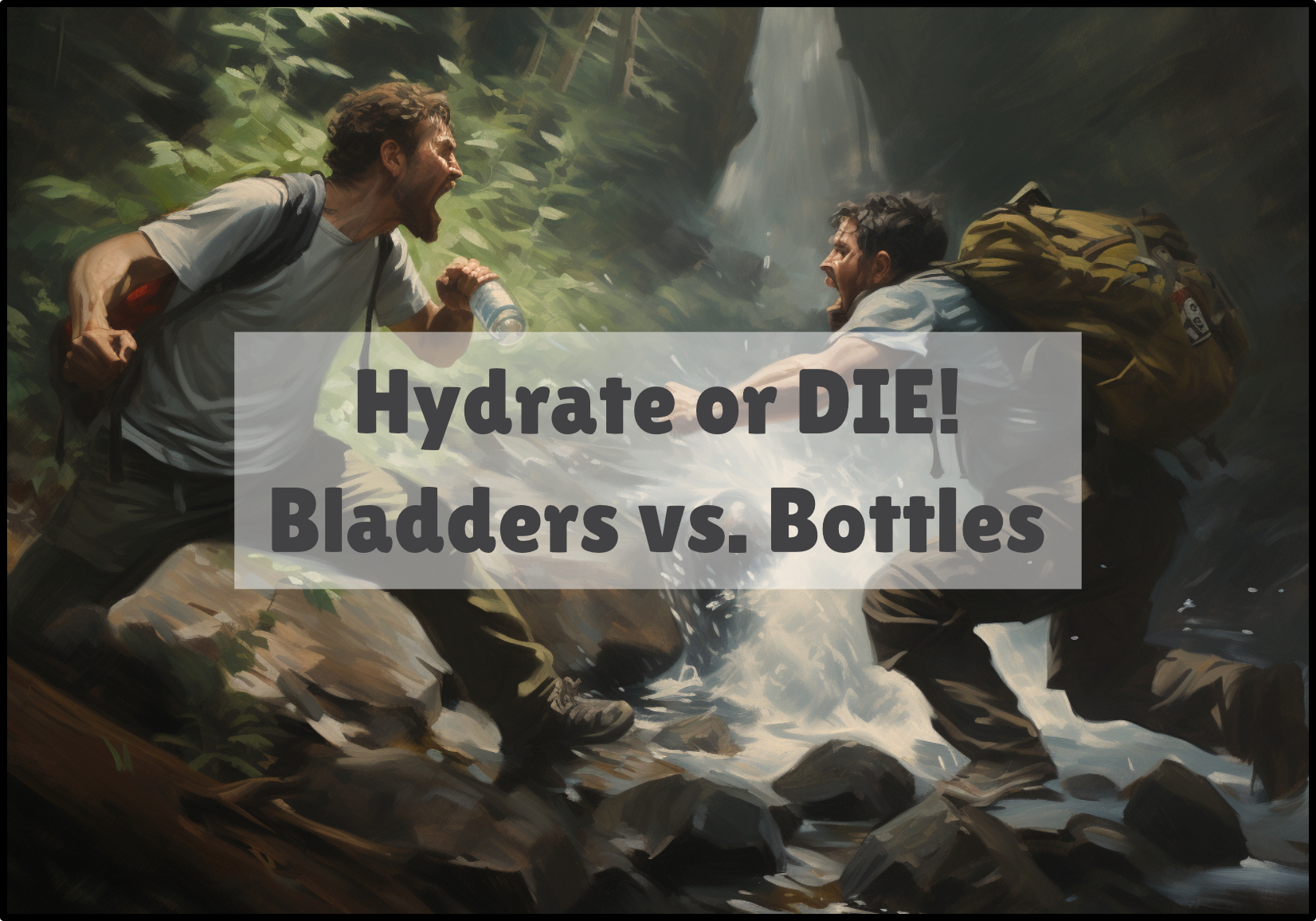 Hydrate or Die! Hydration Bladders vs. Bottles Bushcraft.Nu