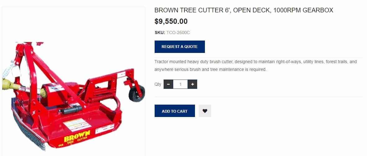 Baumalight CP572 vs Brown Tree Cutter Bush Hogging Services NW