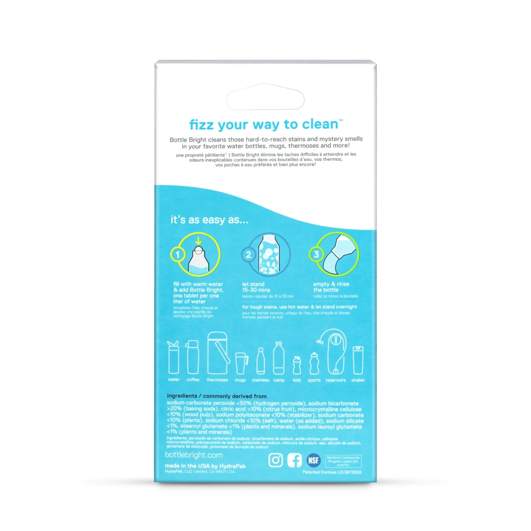 Bottle Bright (12 Tablets) bushtukah