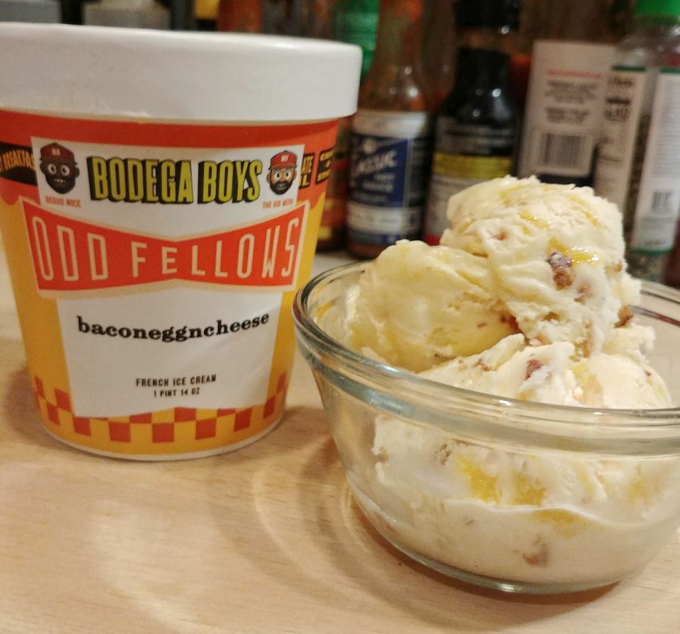 Oddfellow baconeggncheese Ice Cream Bushwick Grill Club