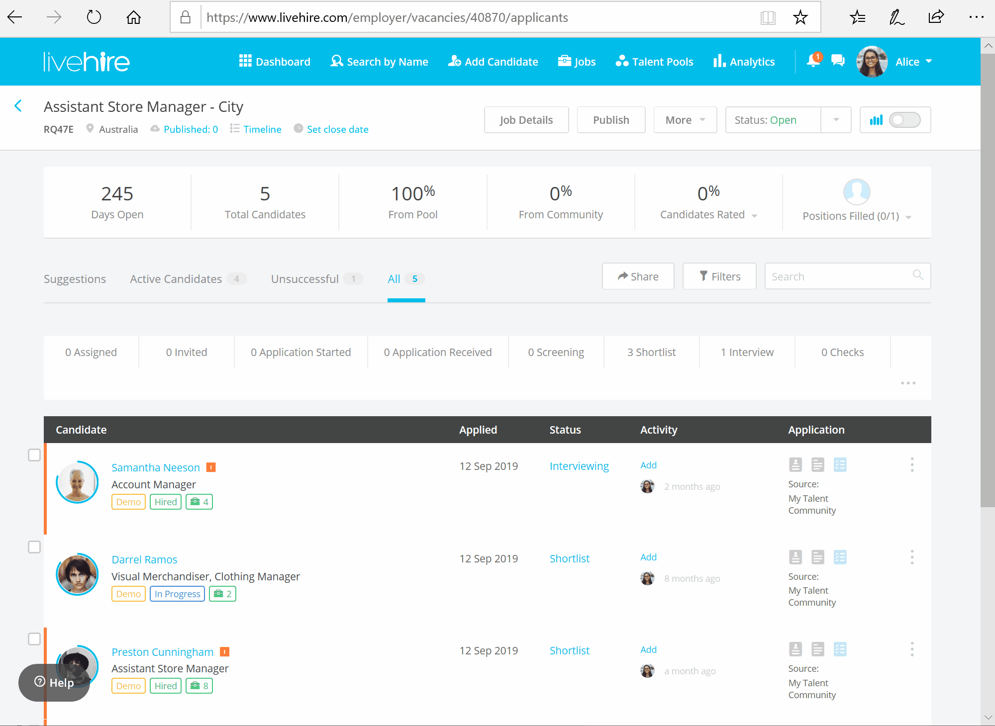 Job Application Filters Employer Knowledge Base