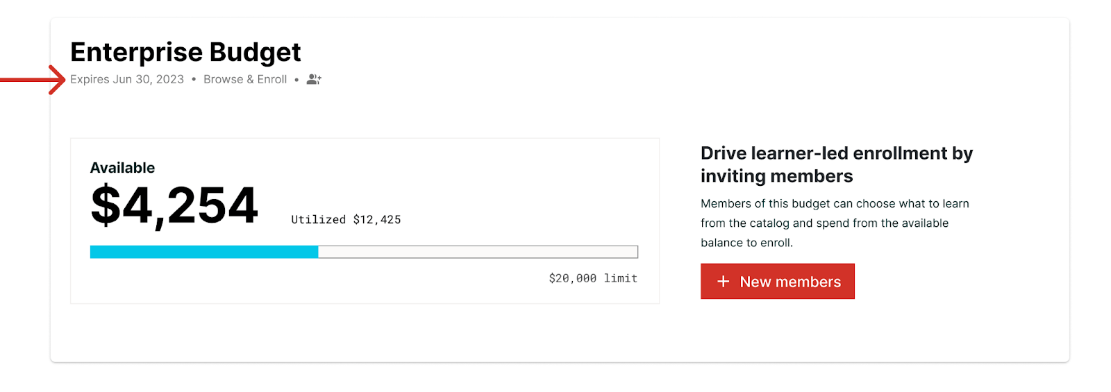 How long does budget membership last? edX For Business