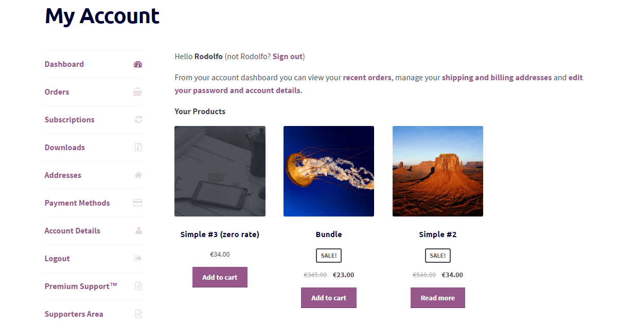 I view a few products, go back to the homepage where the. Woocommerce Display All Products Purchased By User
