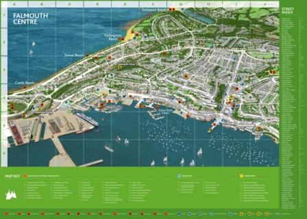 Map Of Falmouth Cornwall Falmouth Bid Launches New 3D Map | Cornwall | Business Cornwall