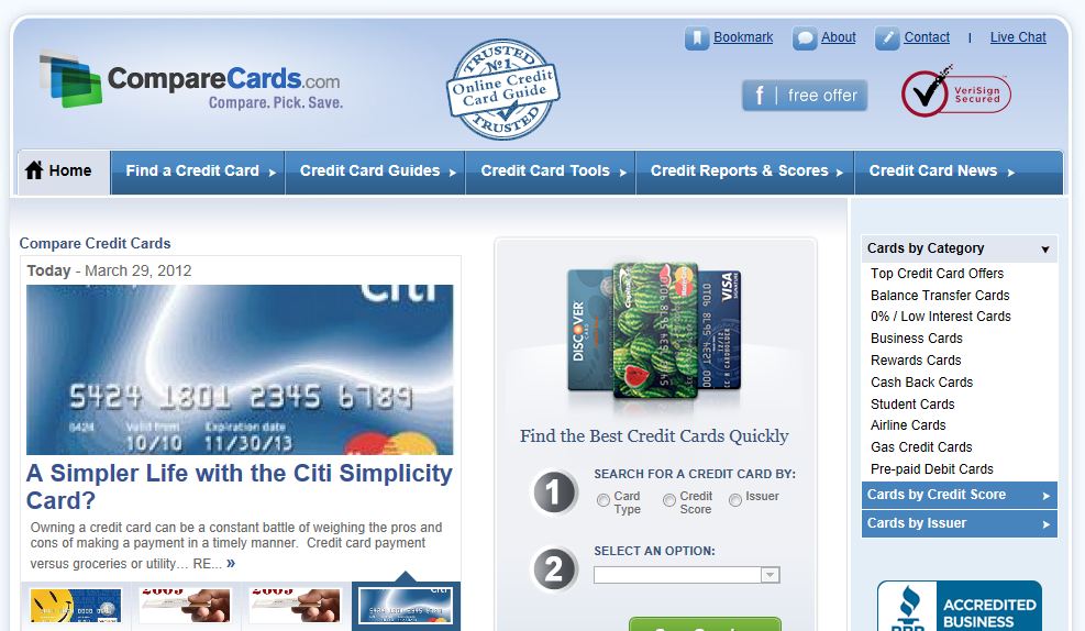 Balance Transfer Credit Cards CompareCards.com