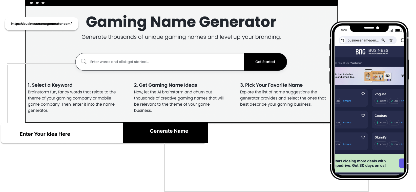 FREE Gaming Name Generator Game Name Ideas (2024)