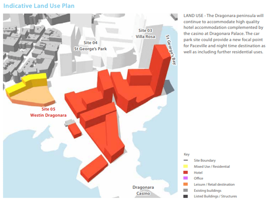 Paceville’s Westin car park rezoned for entertainment developments