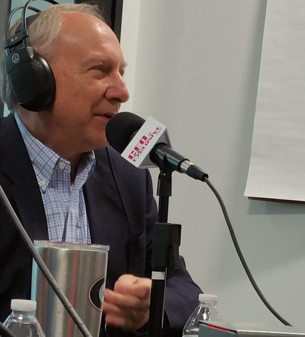 Neil Stevens with Oconee State Bank and Larry Campbell with Corners