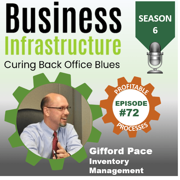 Episode 72 Gifford Pace’s Inventory Management Process
