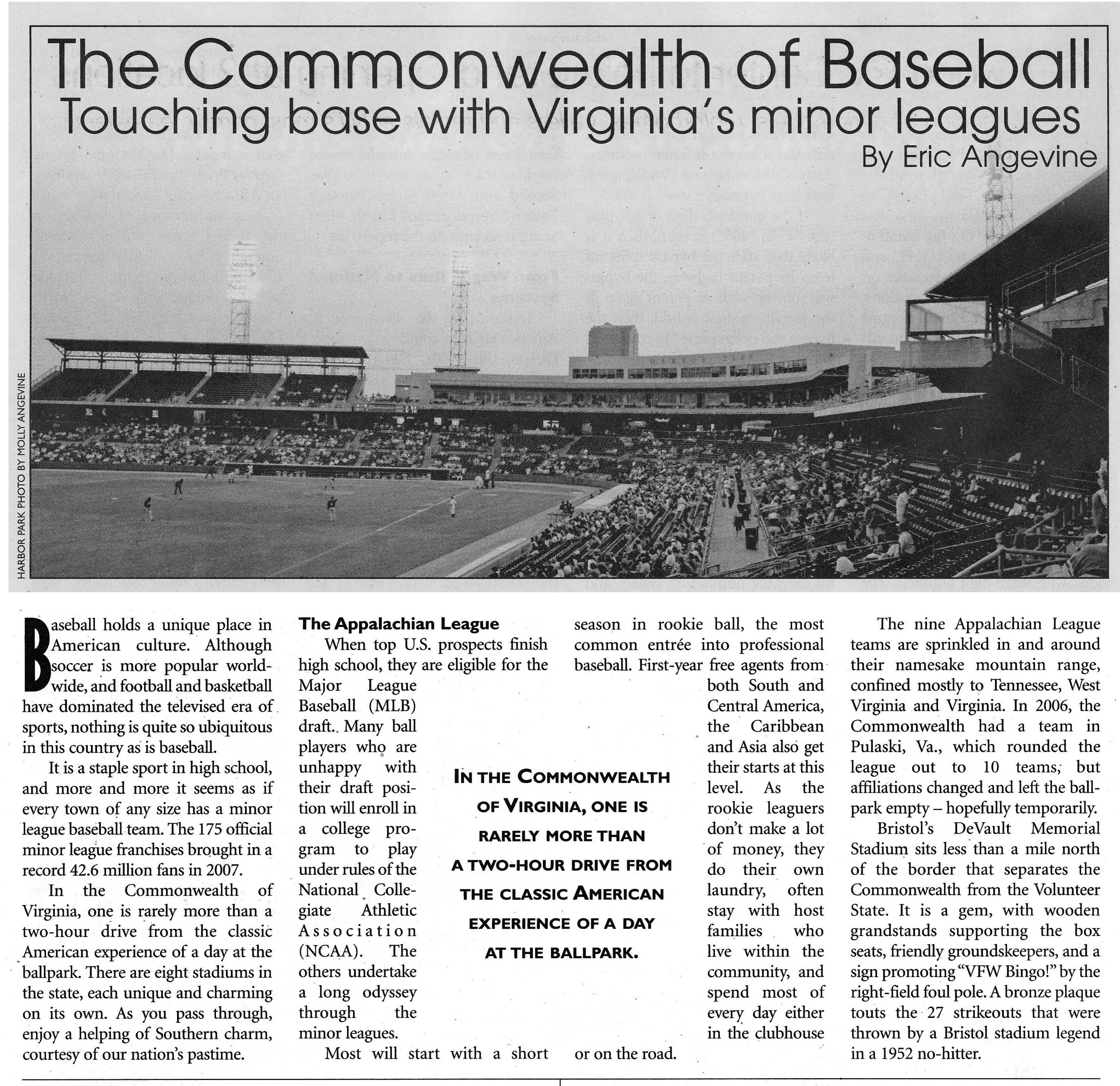 Danville Braves Bus Leagues Baseball