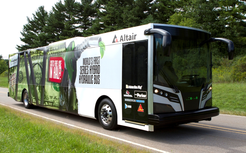 First hydraulic hybrid transit bus unveiled amid hype BUSRide
