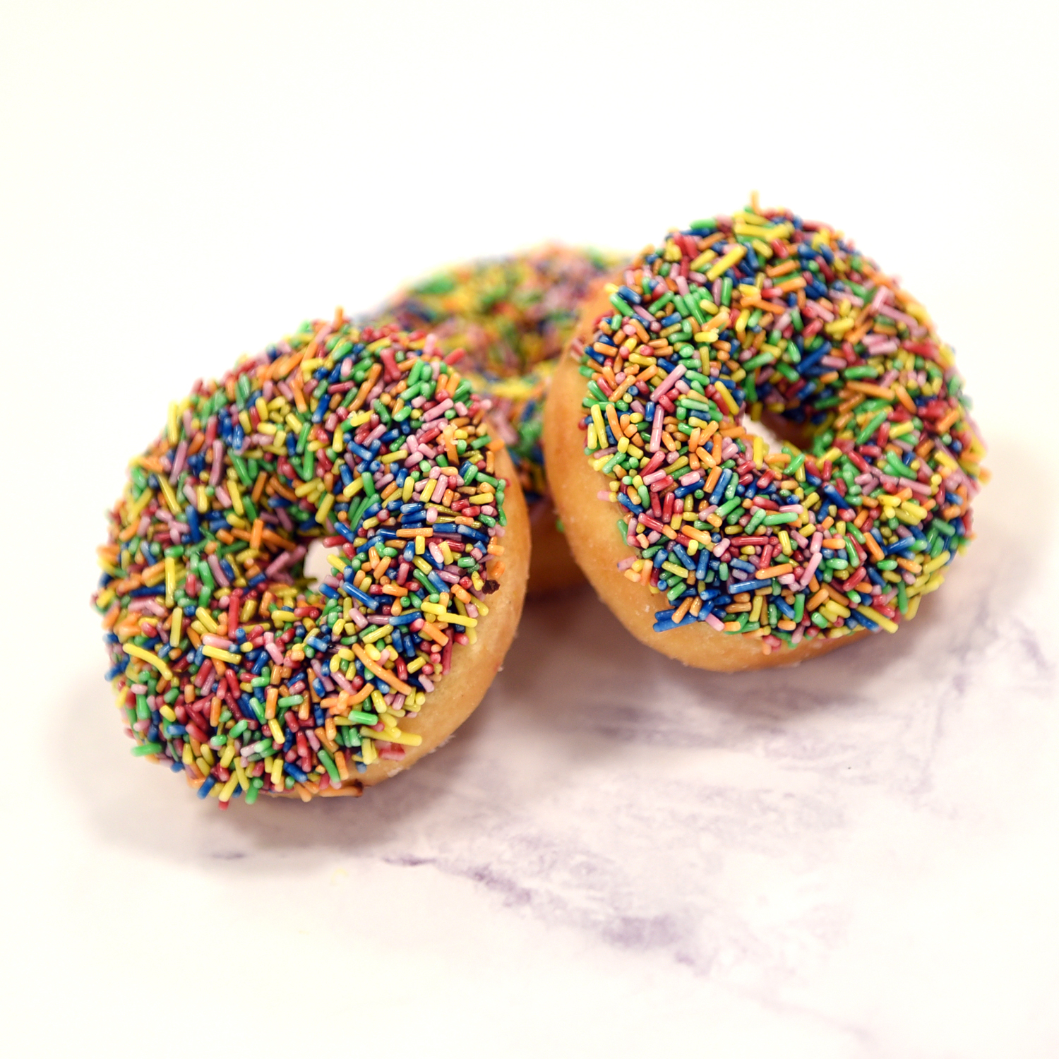 Coloured Sparkle Donut Ring Busy Bee