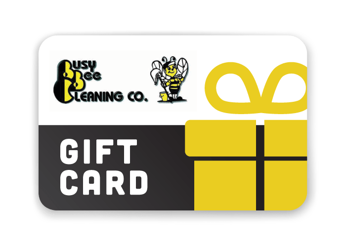 Busy Bee Cleaning Company gift card graphic